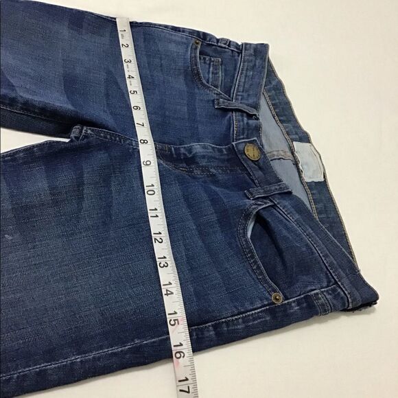 Current/Elliott Sample Blue Wash Flare Leg Jeans - Picture 7 of 15